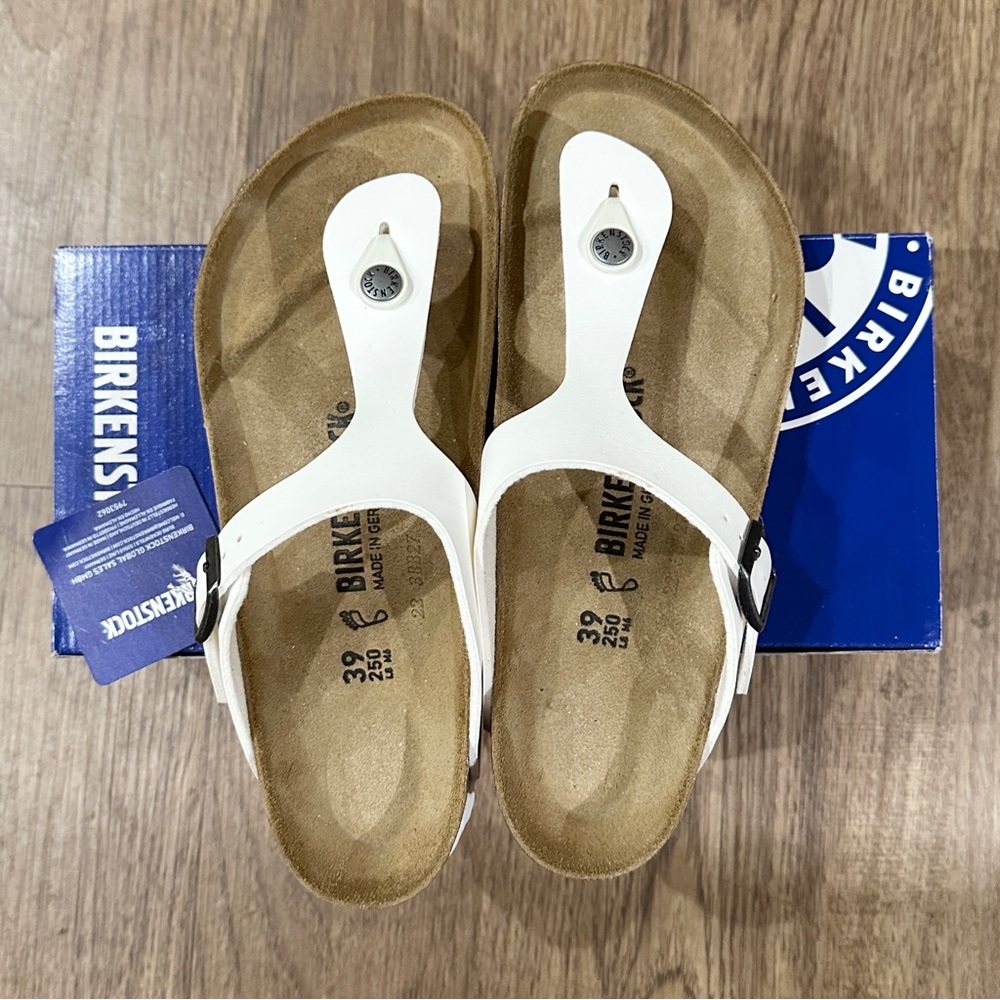 Birkenstock Gizeh White Sandals
